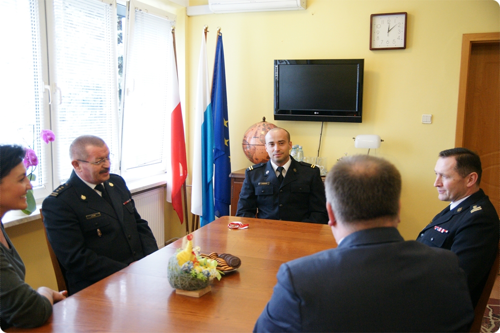 Spotkanie Burmistrza z Tomaszem Jurkiewiczem