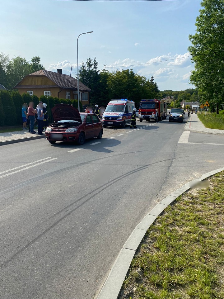 Zdarzenie drogowe w Pantalowicach