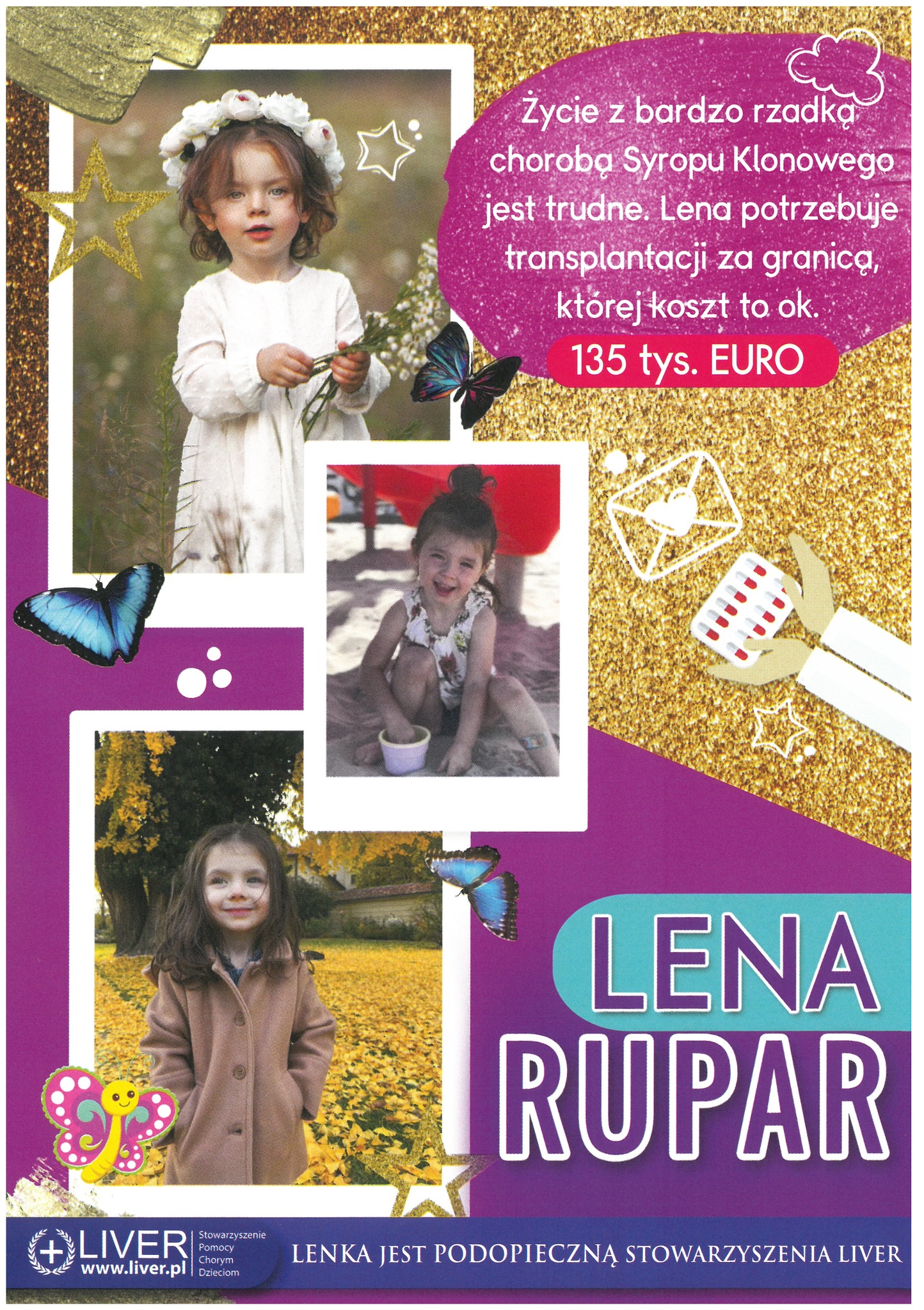 Zbiórka dla 4 letniej Lenki Rupar