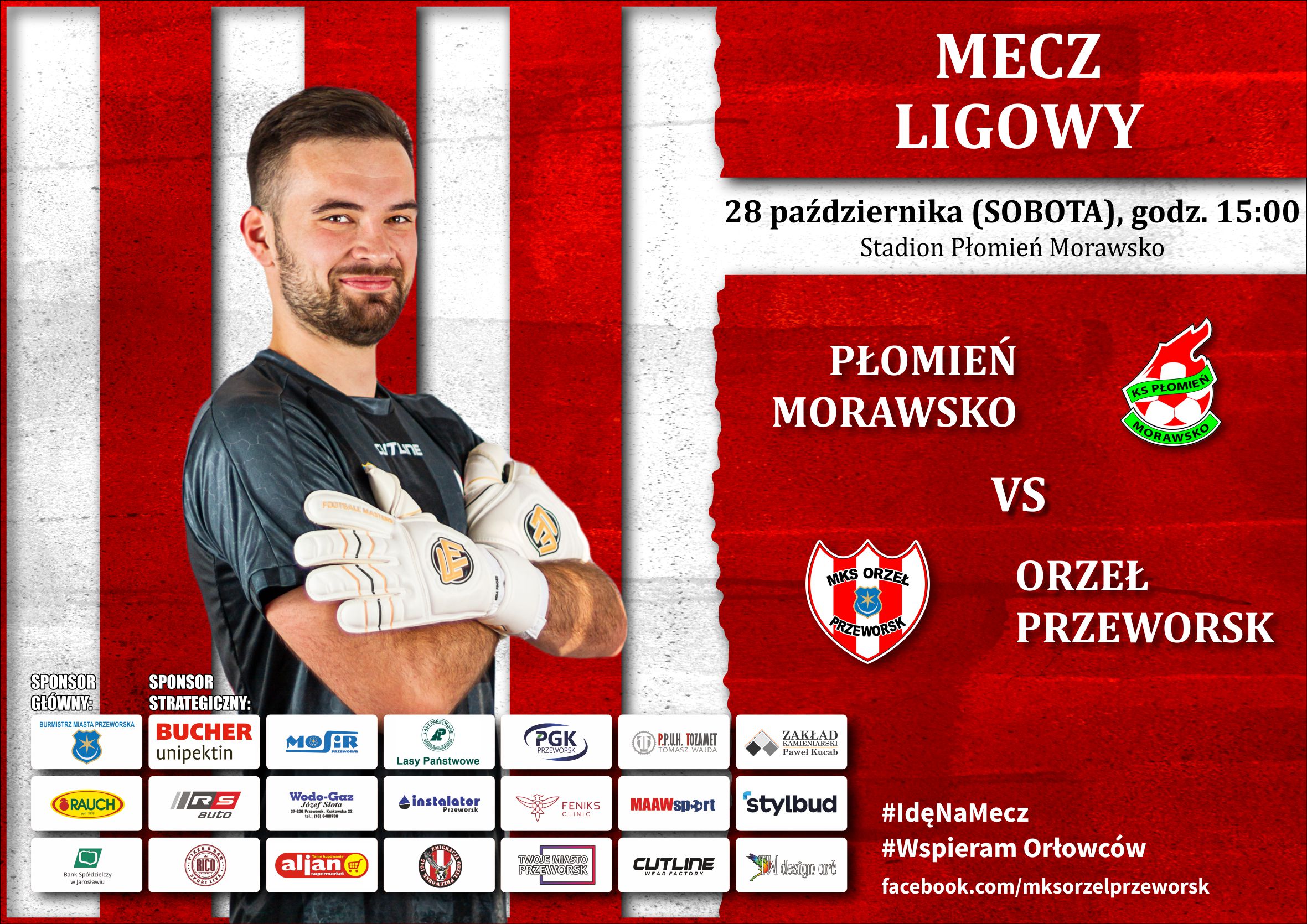 Wyjazdowy mecz Orła z Płomień Morawsko