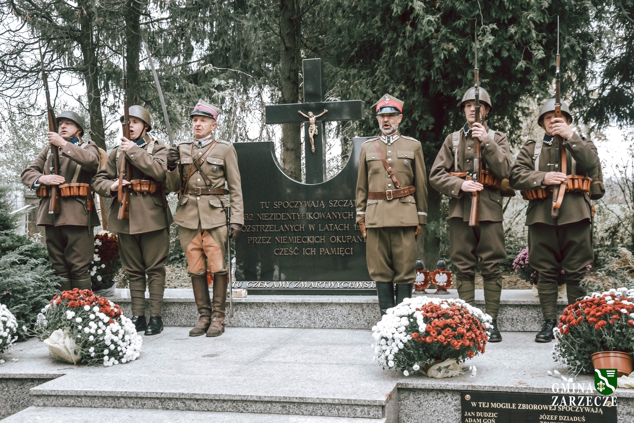 Wydarzenie historyczne z okresu II Wojny Światowej we wsi Zarzecze