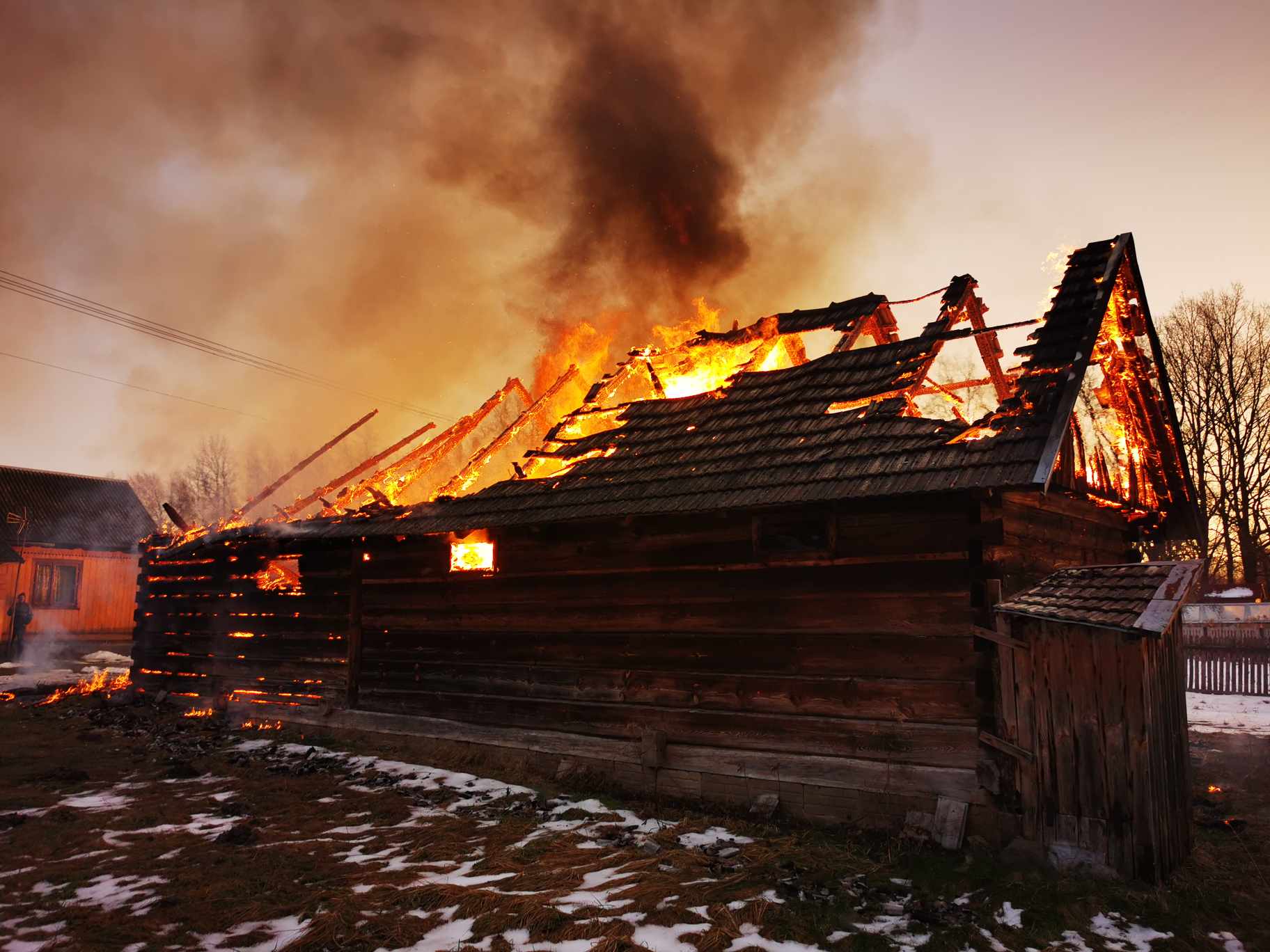 Pożar w Majdanie Sieniawskim