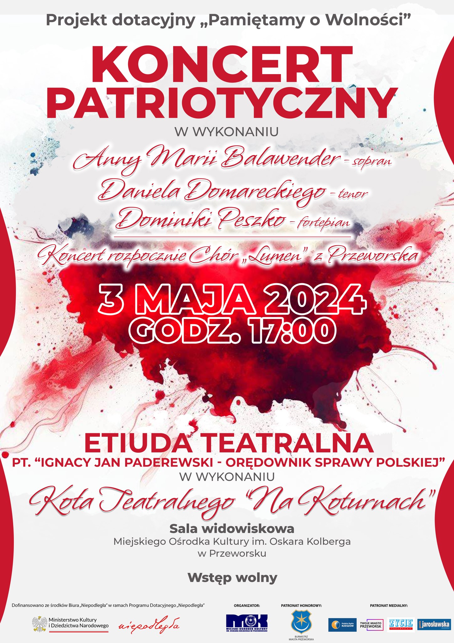 Koncert Patriotyczny w MOK Przeworsk