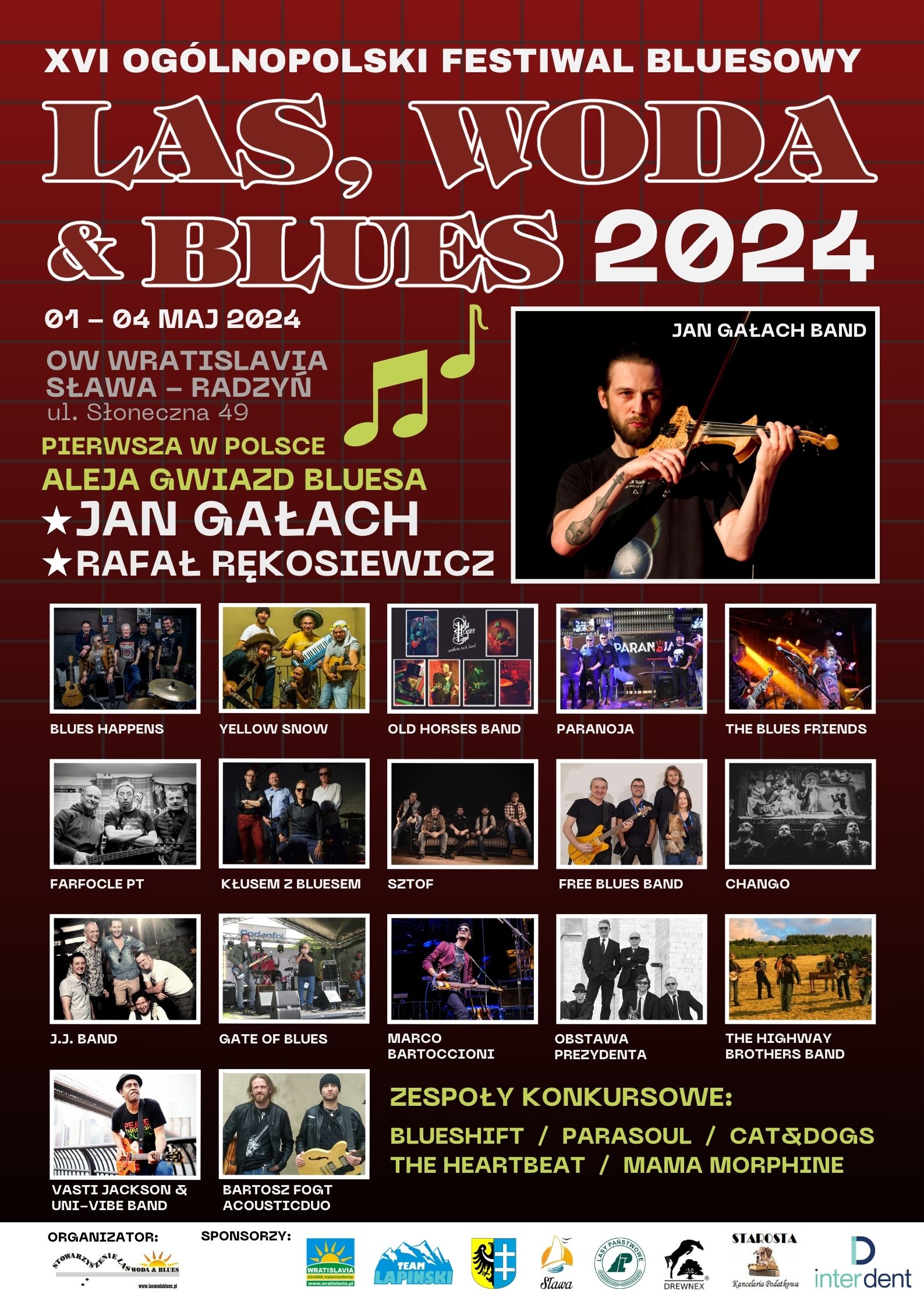 Las Woda i Blues – XVI Ogólnopolski Festiwal Bluesowy 2024