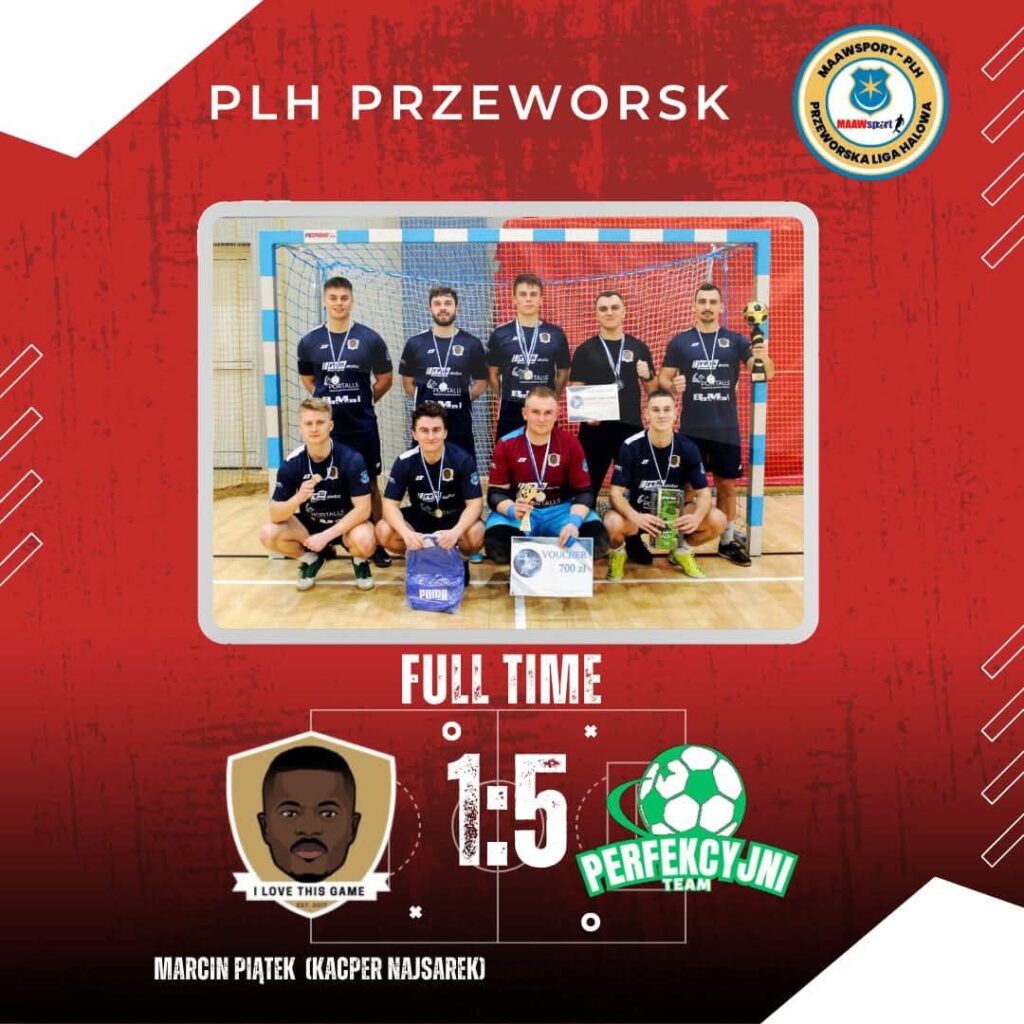 I Love This Game Wicemistrzem Przeworskiej Ligi Halowej 2024/2025 1 I Love This Game Wicemistrzem Przeworskiej Ligi Halowej 2024/2025