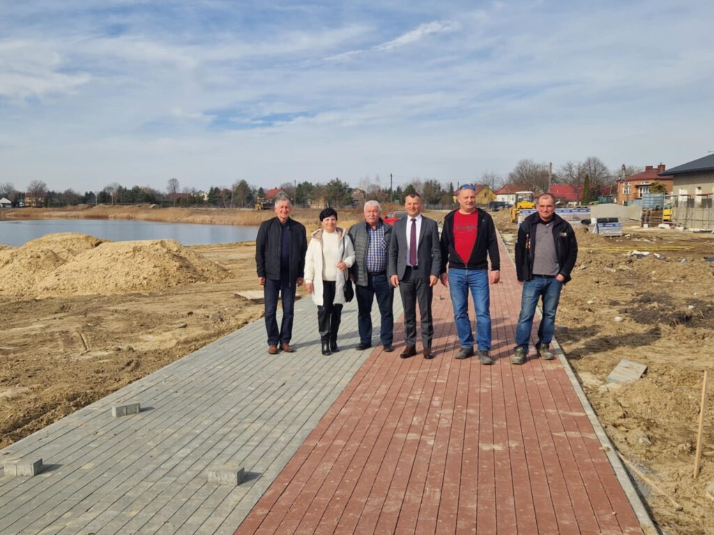 Postęp Prac Przy Budowie Kompleksu Wodno-Rekreacyjnego W Gniewczynie Łańcuckiej