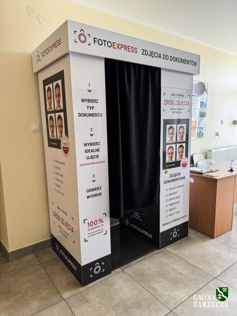 Fotokabina &Quot;Fotoexpress&Quot; W Ug Zarzecze - Szybkie Zdjęcia Do Dokumentów