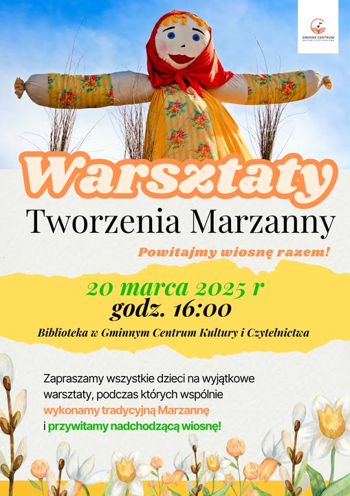 Pożegnajmy Zimę, Witaj Wiosno! Warsztaty Tworzenia Marzanny W Tryńczy