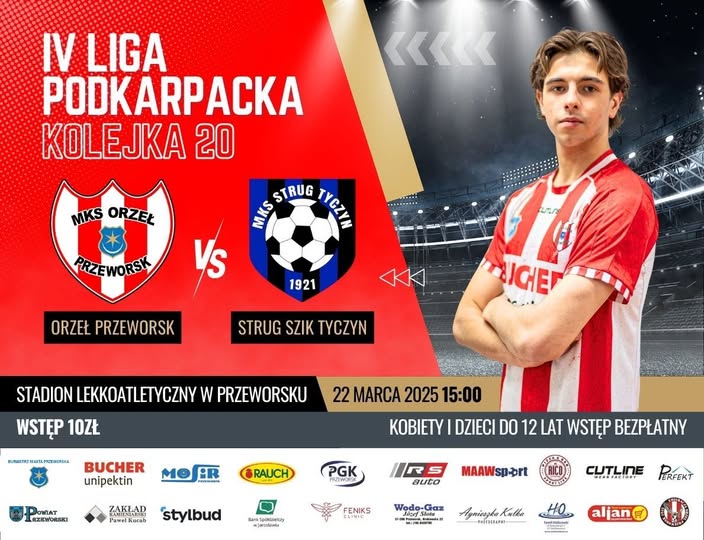 MKS Orzeł Przeworsk gra ze Strugiem Tyczyn! Zapraszamy na mecz! 1 MKS Orzeł Przeworsk gra ze Strugiem Tyczyn! Zapraszamy na mecz!