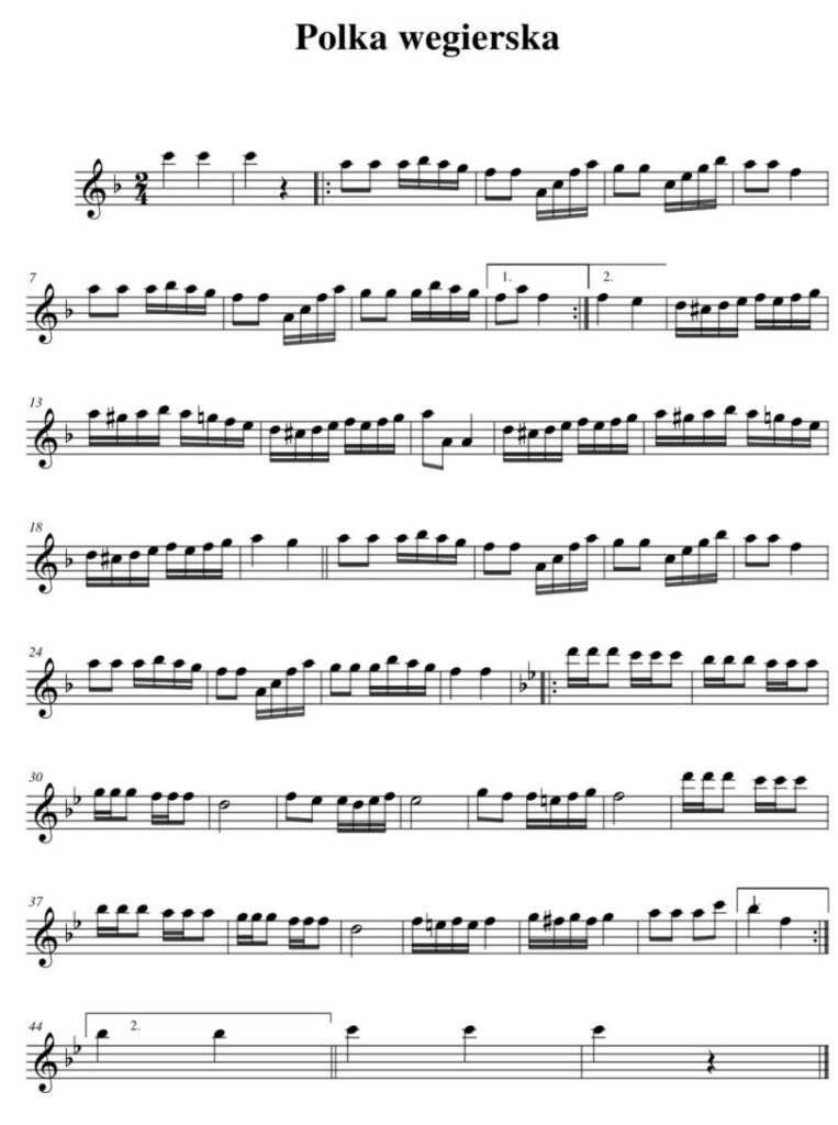 Polka węgierska kapeli "Gacoki" i wspomnienie o Stanisławie Piątku