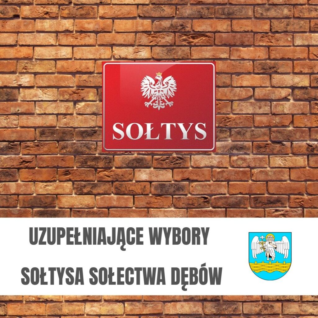 Wybory uzupełniające sołtysa w Dębowie odbędą się 15 czerwca 1 Wybory uzupełniające sołtysa w Dębowie odbędą się 15 czerwca
