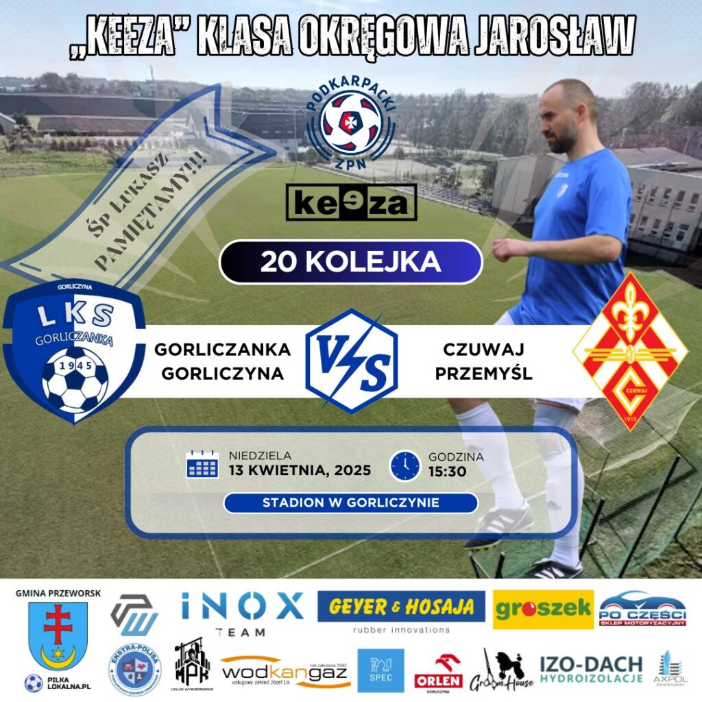 Gorliczanka podejmuje Czuwaj Przemyśl! Niedzielne emocje na stadionie w Gorliczynie 1 Gorliczanka podejmuje Czuwaj Przemyśl! Niedzielne emocje na stadionie w Gorliczynie