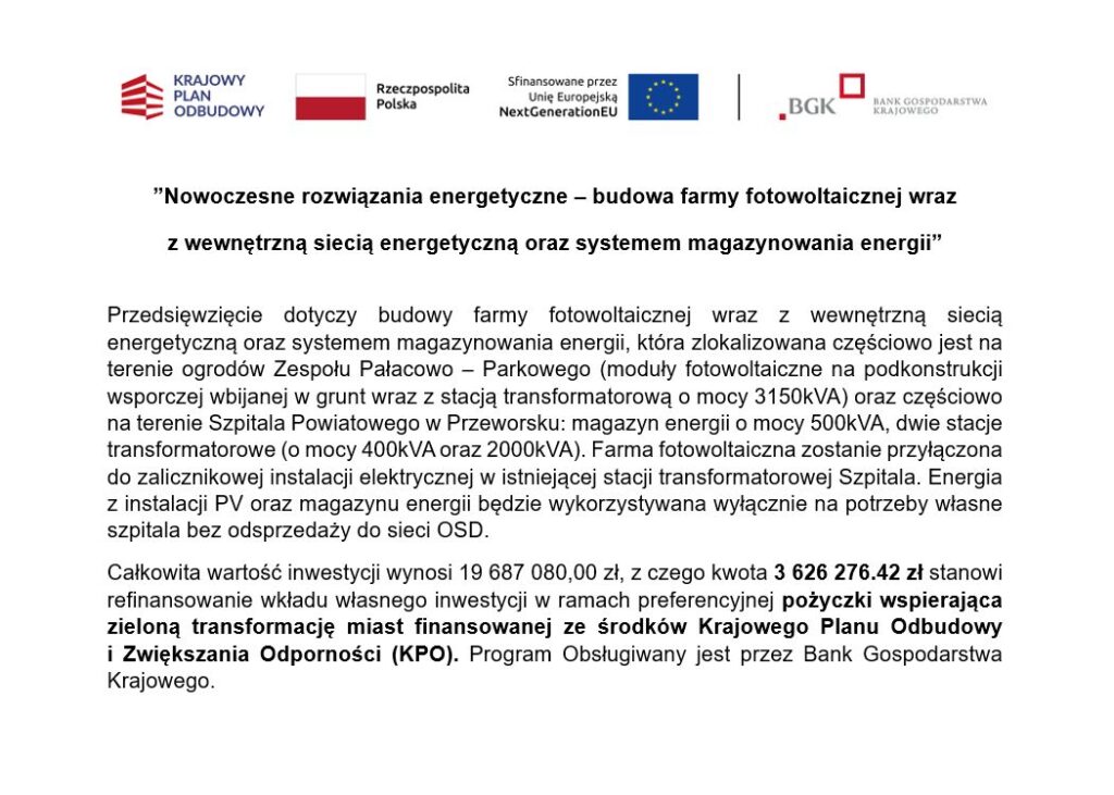 Zielona Energia Dla Przeworska! Powstaje Nowoczesna Farma Fotowoltaiczna