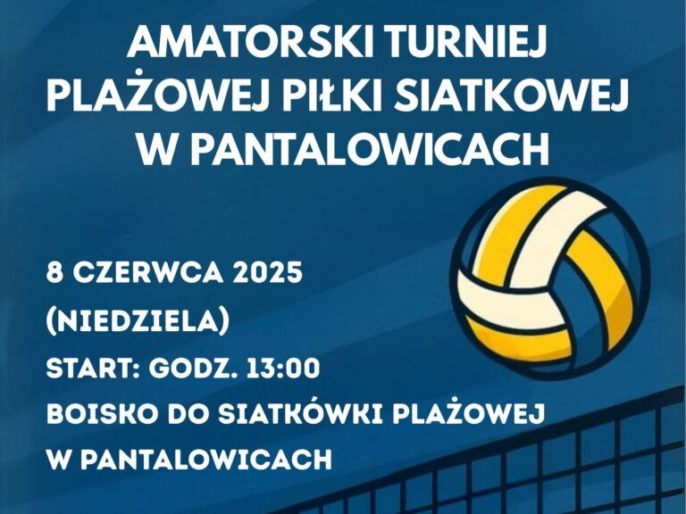 Siatkarska gorączka w Pantalowicach! Zapisz drużynę na amatorski turniej plażówki!