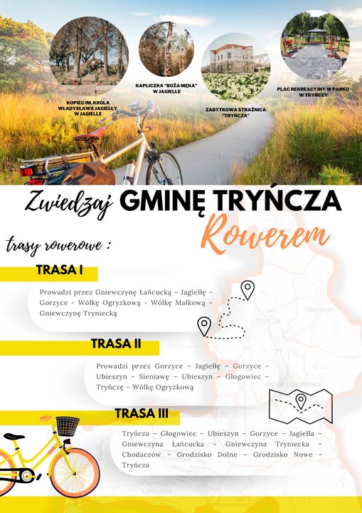 Na dwóch kółkach przez Gminę Tryńcza. Odkryj lokalne atrakcje na rowerze
