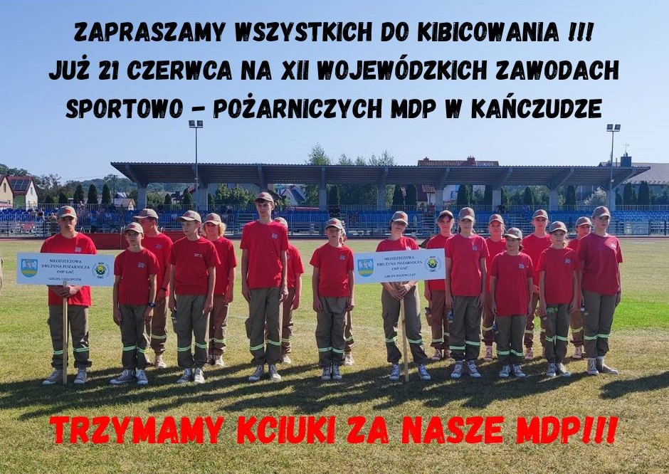 Młodzi strażacy z Gaci powalczą o mistrzostwo Podkarpacia 1 Młodzi strażacy z Gaci powalczą o mistrzostwo Podkarpacia