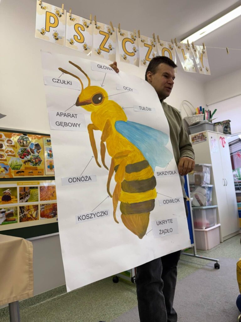 Pszczelarz Odwiedził Przedszkolaków W Tryńczy. Miodowa Lekcja O Naturze