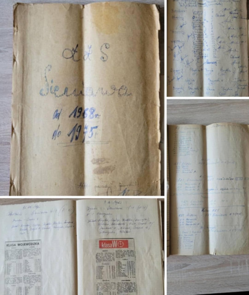 Archiwum Sokoła Sieniawa. Były zawodnik przekazał klubowi historyczne zapiski