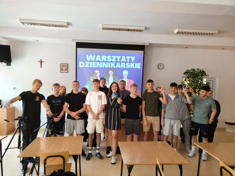 ZSZ w Przeworsku zorganizował warsztaty dziennikarskie dla uczniów