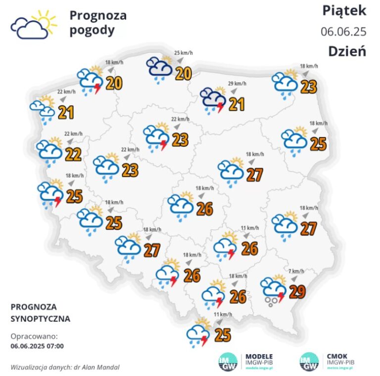 Podkarpackie. Piątek z upałem, możliwymi burzami i ostrzeżeniem Hydrologicznym IMGW