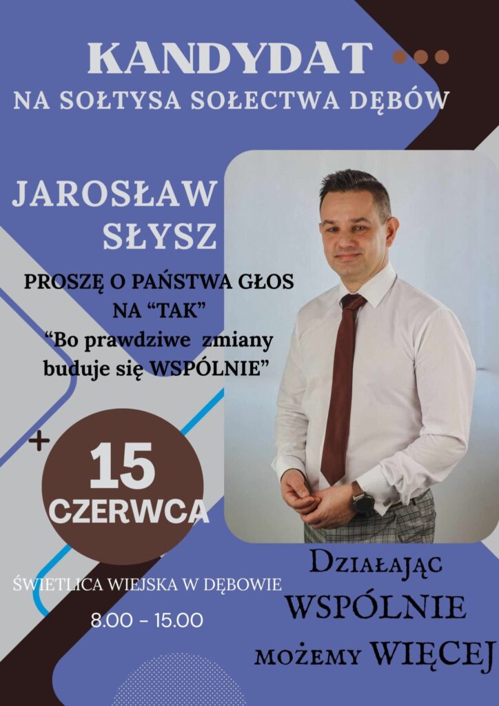 Wybory sołtysa w Dębowie. Mieszkańcy zdecydują o wyborze nowego gospodarza wsi już w niedzielę 1 505763419 3680429745423851 5125337887532664039 n