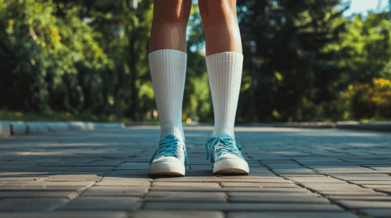 osobawbialychskarpetkachwlecie