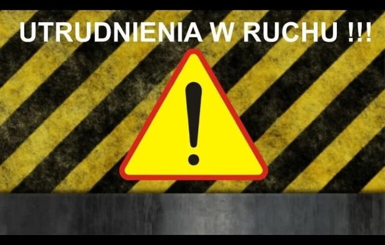 utrudnienia w ruchu