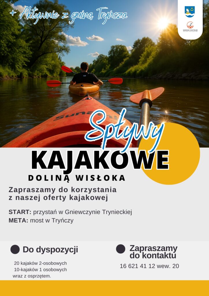 spływy kajakowe w Tryńczy