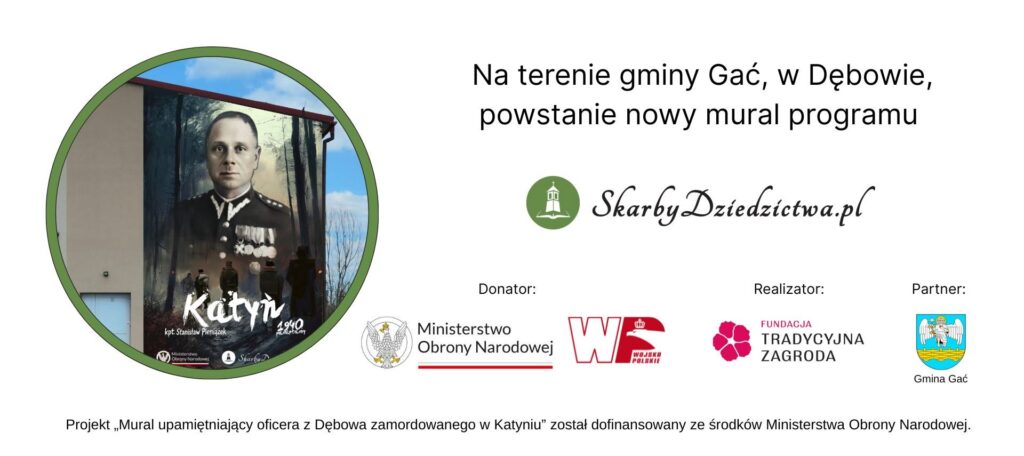 Bohater z Dębowa doczeka się upamiętnienia. W gminie Gać powstanie mural poświęcony oficerowi zamordowanemu w Katyniu 1 521873306 1160098746136797 2049691450926989533 n