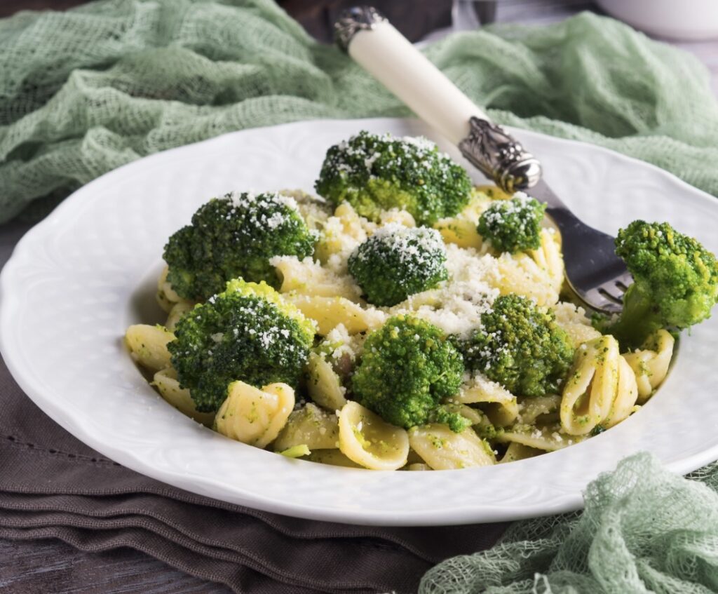 Makaron orecchiette z brokulami i serem MSM Monki