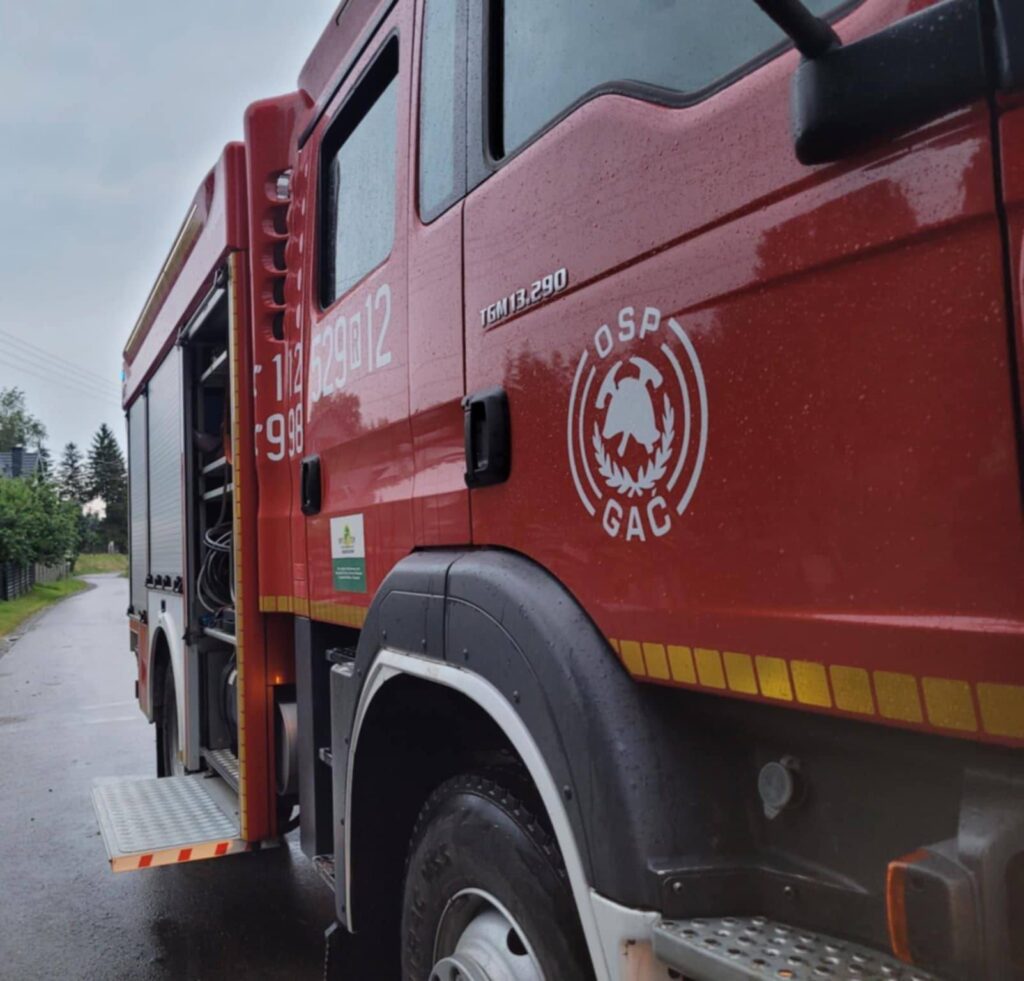 OSP Gać interweniowała po nawałnicy w Gaci, Mikulicach i Białobokach 1 osp gac