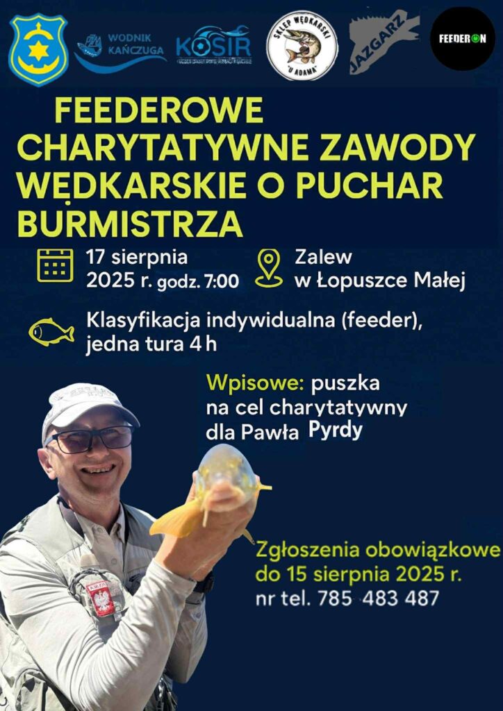 Wędką po puchar i dla dobrej sprawy. Wyjątkowa akcja wędkarzy w Łopuszce Małej 1 08171