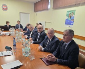 Posiedzenie Rady Społecznej SP ZOZ w Przeworsku z udziałem burmistrza Leszka Kisiela.