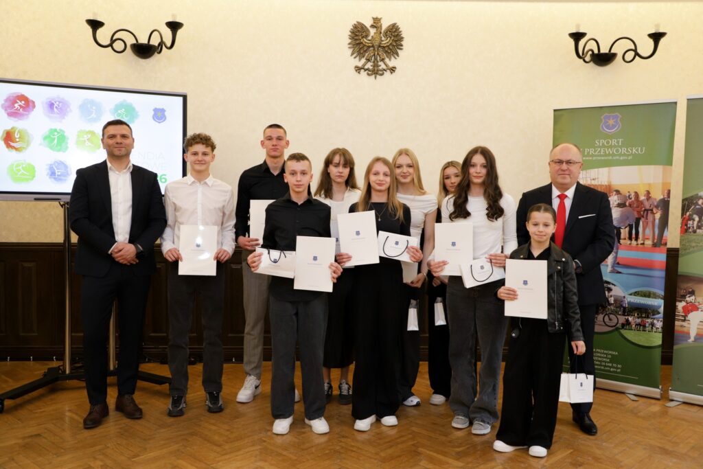 Rozdanie stypendiów sportowych w Przeworsku