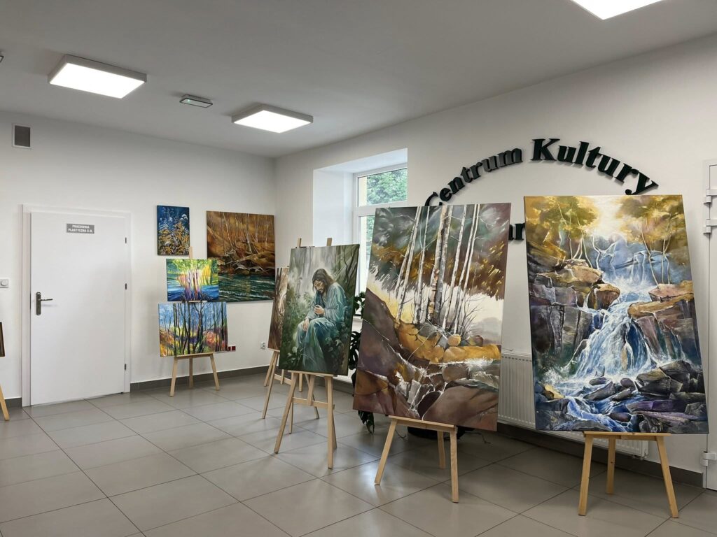 wernisaż wystawy Beaty Prymon w Centrum Kultury w Zarzeczu