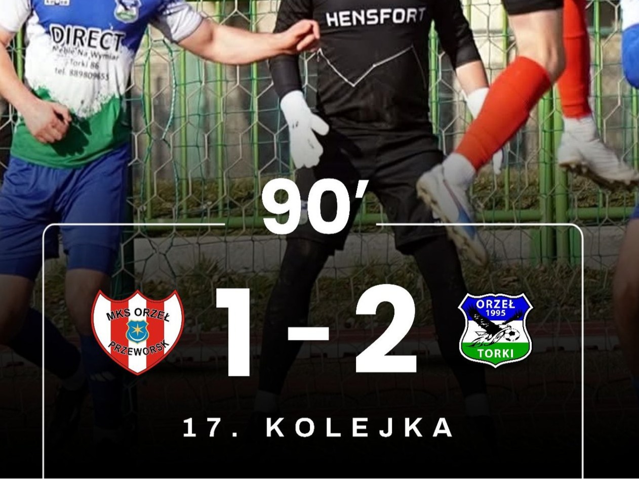 Mecz Piłkarski Orzeł Przeworsk Kontra Orzeł Torki Na Stadionie