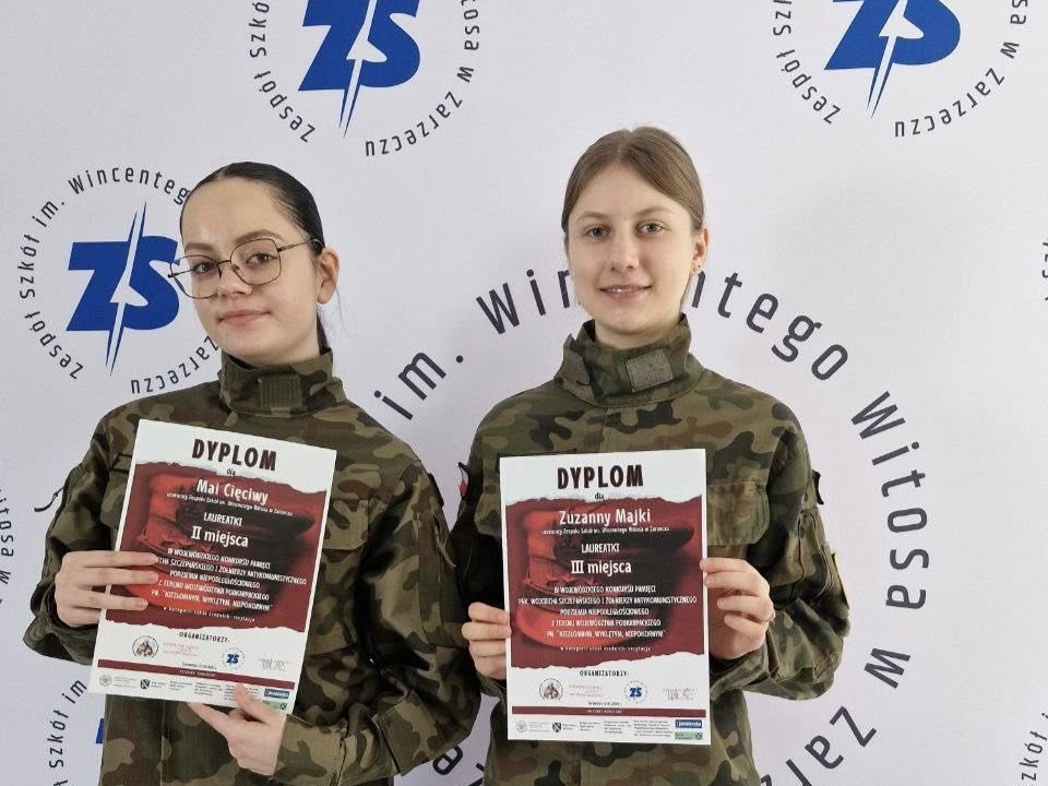 Sukces uczennic z Zarzecza w konkursie wojewódzkim. Stanęły na podium