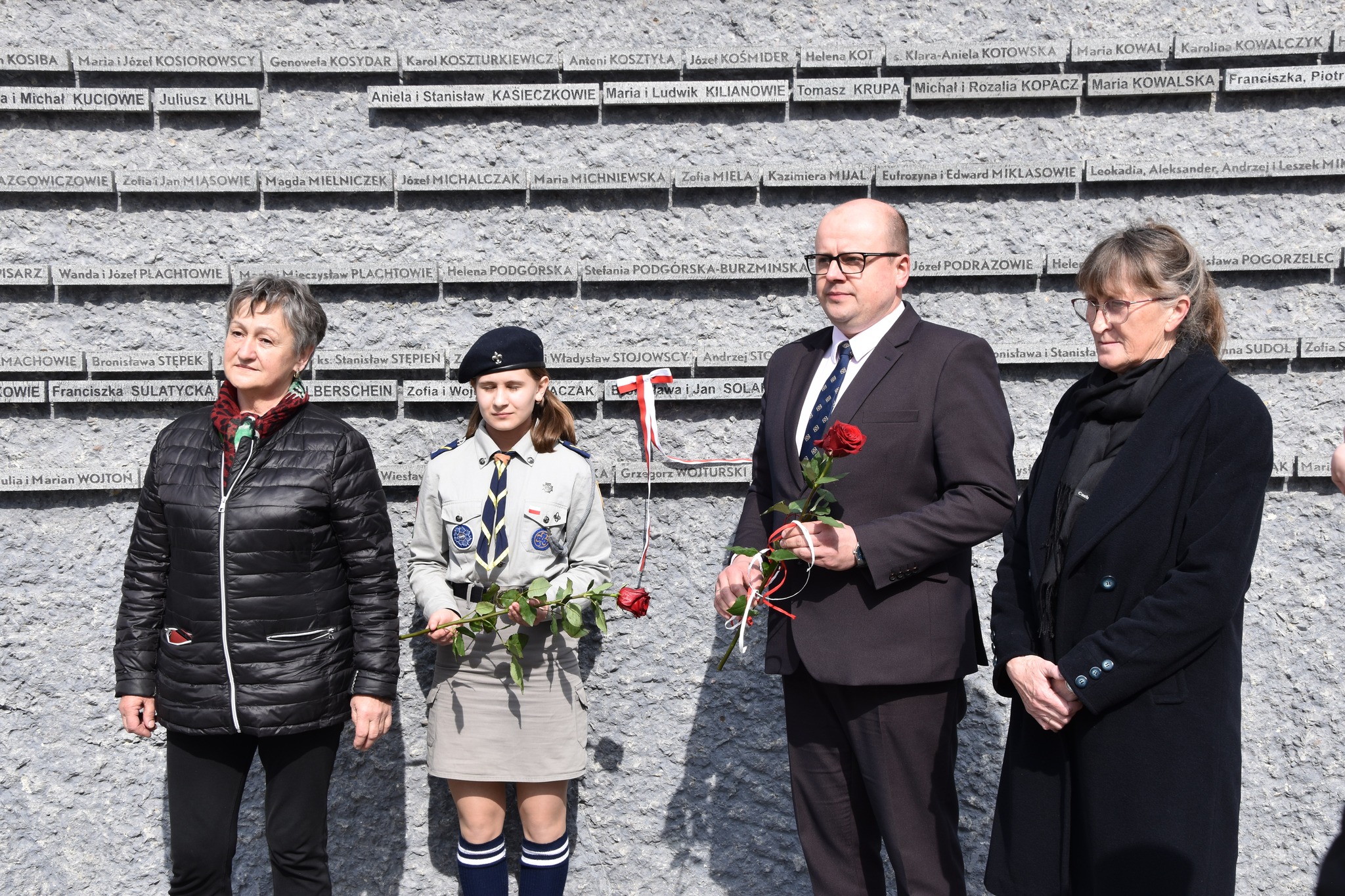 Uroczystości W Markowej Z Udziałem W&oacute;jta Gminy Gać Podczas Narodowego Dnia Pamięci Polak&oacute;w Ratujących Żyd&oacute;w