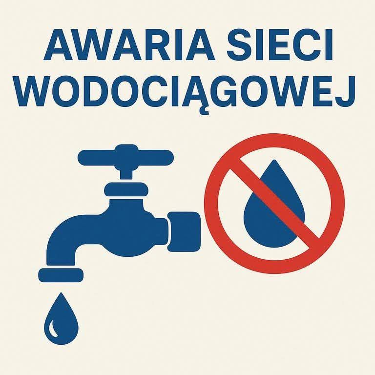 Awaria sieci wodociągowej w Gaci