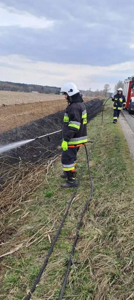 Dwa Pożary Traw Jednego Dnia W Rudce. Interweniowali Strażacy