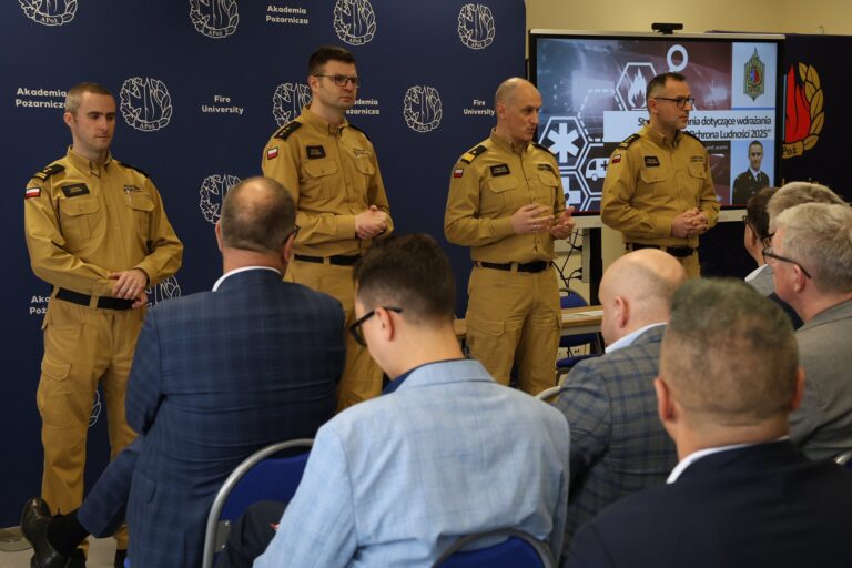 Starosta Przeworski podczas szkolenia z zakresu ochrony ludności w Warszawie