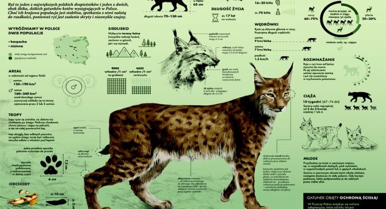 Ryś w nadleśnictwie Sieniawa