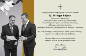Grafika starosty przeworskiego upamiętniająca Jerzego Zająca
