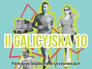 Start biegu Galicyjska 10 na stadionie w Urzejowicach podczas wydarzenia sportowego