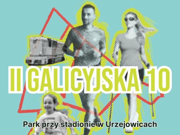 Start biegu Galicyjska 10 na stadionie w Urzejowicach podczas wydarzenia sportowego