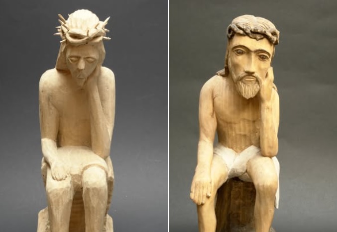 Rzeźba Chrystusa Frasobliwego ze zbiorów Muzeum w Przeworsku
