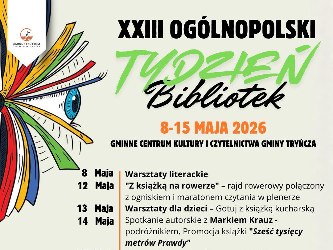Tydzień Bibliotek W Tryńczy Z Bogatym Programem