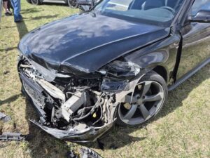 Zdarzenie drogowe na autostradzie A4