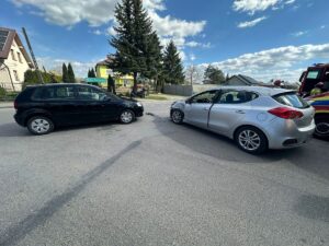 Wypadek drogowy w miejscowości Chałupki