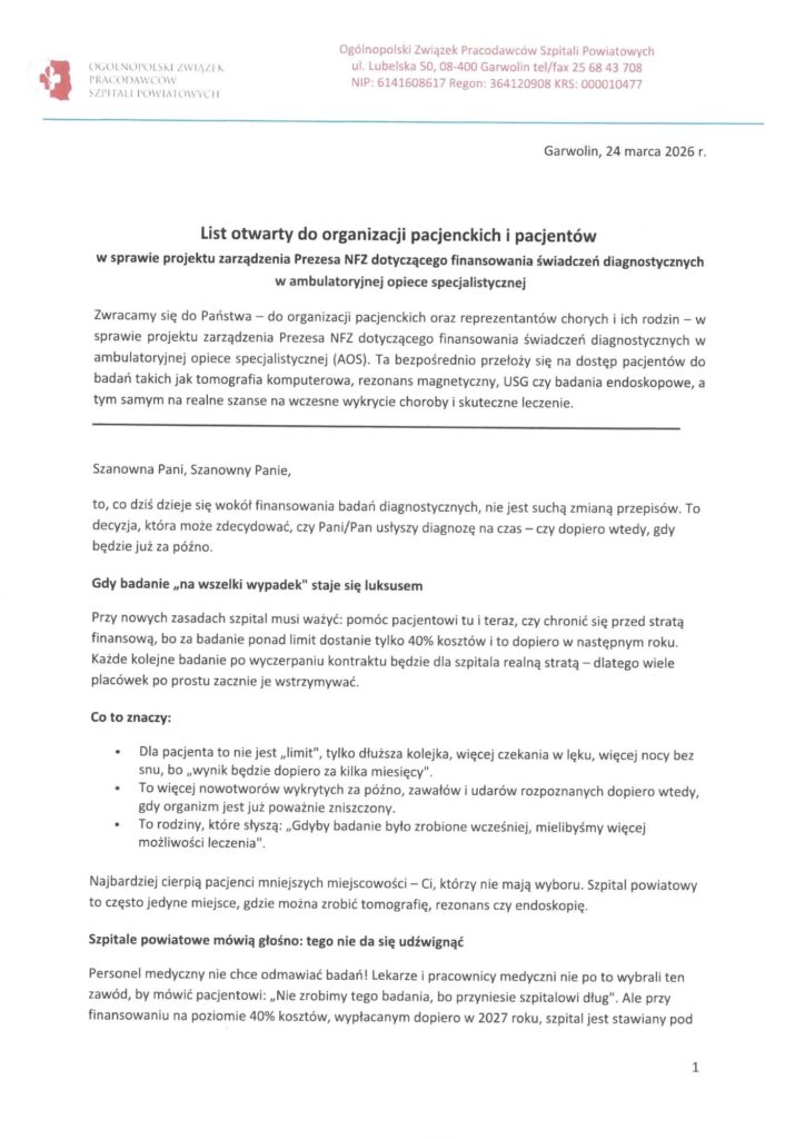 Czy Diagnostyka W Przeworsku Stanie Się Luksusem? Spzoz Alarmuje W Sprawie Finansowania Badań